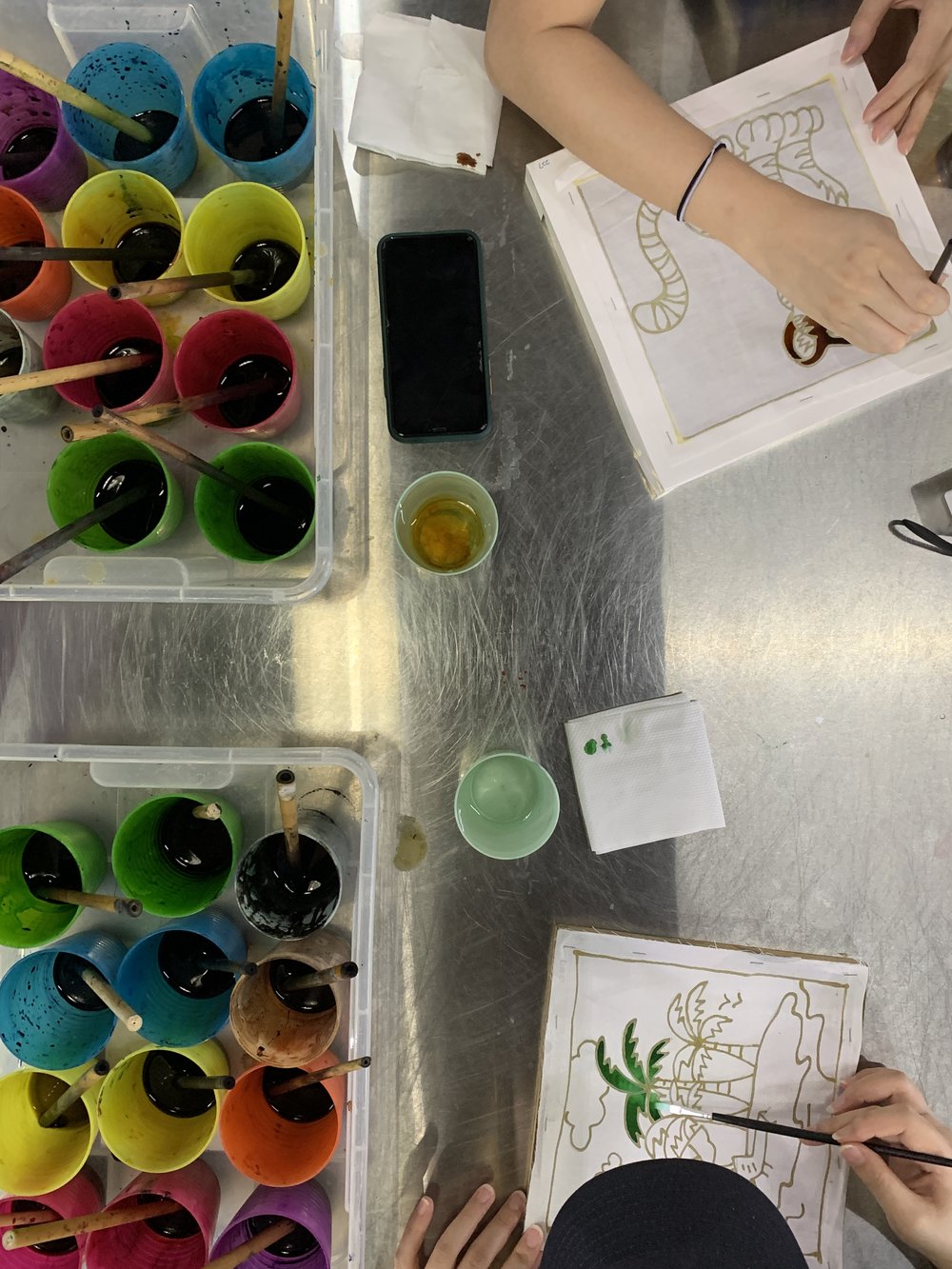 batik colouring workshop in Kuala Lumpur at Jadi Batek