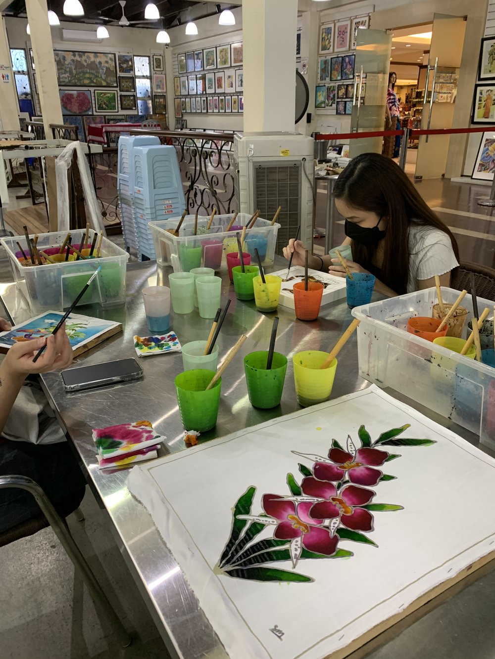 learn how to do traditional batik colouring at Jadi Batek Kuala Lumpur