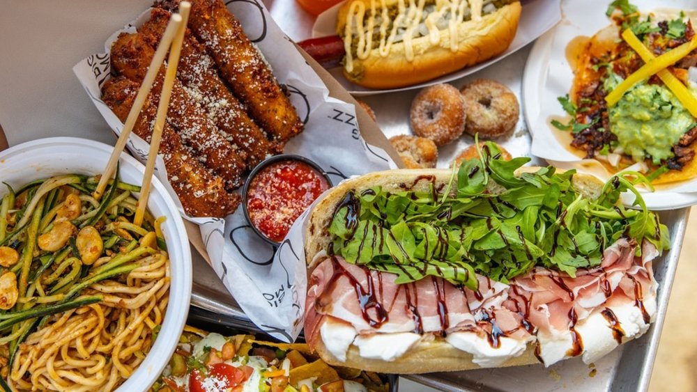 Different types of food at Chelsea Market