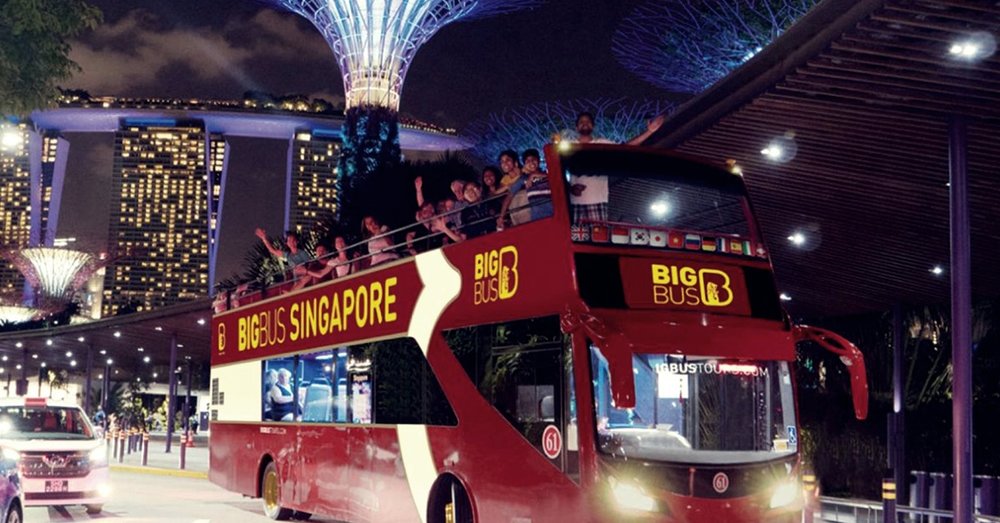 Đi Xe Buýt Hai Tầng Ngắm Cảnh Về Đêm