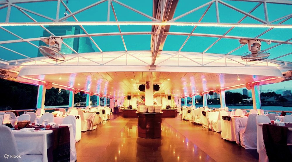 Thưởng Thức Bữa Tối Tại Du Thuyền Trên Sông Chao Phraya