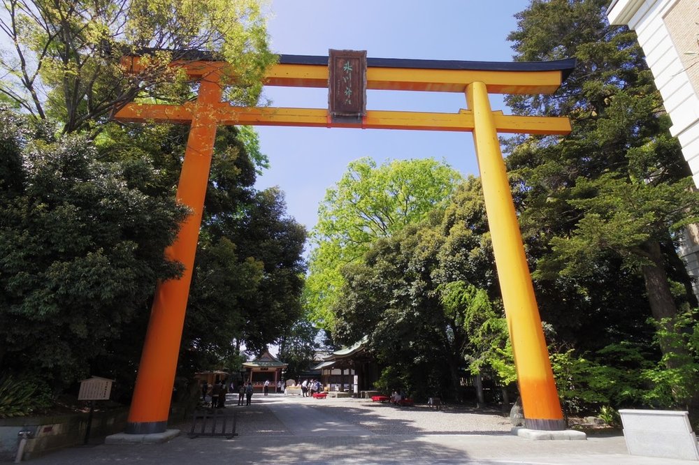 川越氷川神社の鳥居
