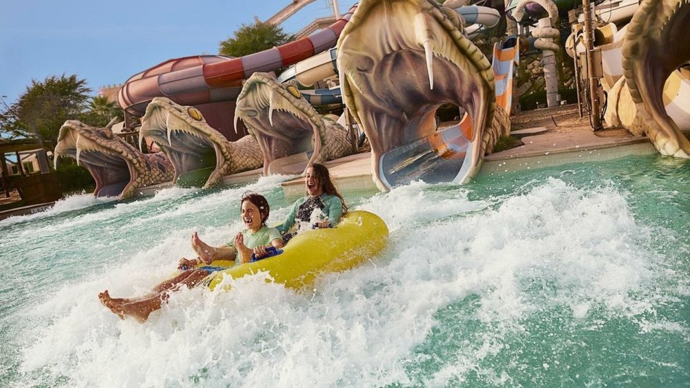 Brace yourself for Yas Waterworld’s wet n’ wild rides! Credits: @visitabudhabi