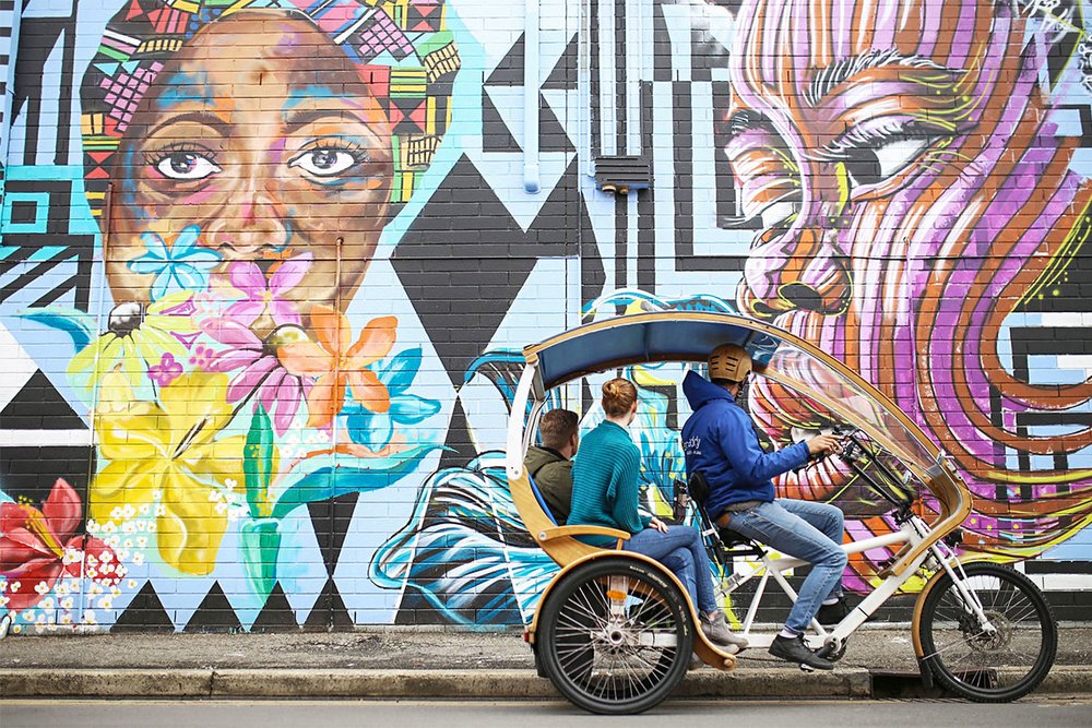 Adelaide Explore Street Art with Eco Caddy