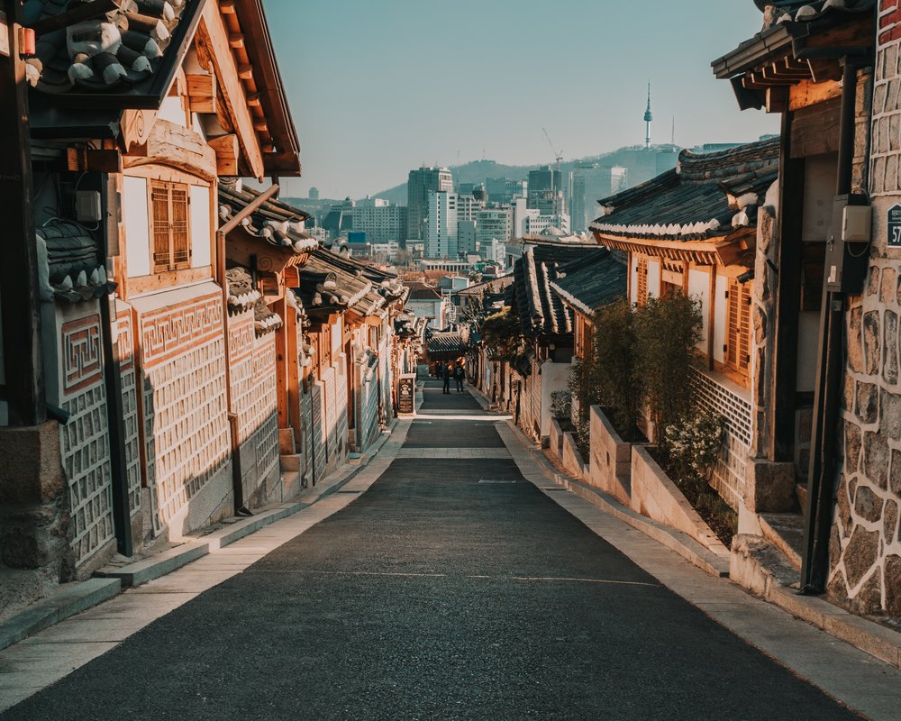 view of street in korea