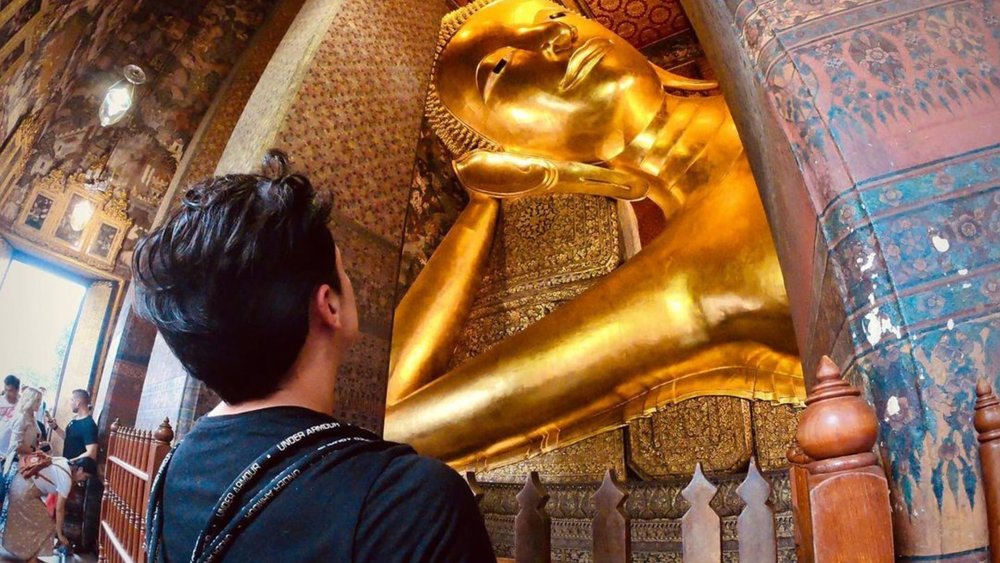 Wat Pho is also known as the Temple of the Reclining Buddh