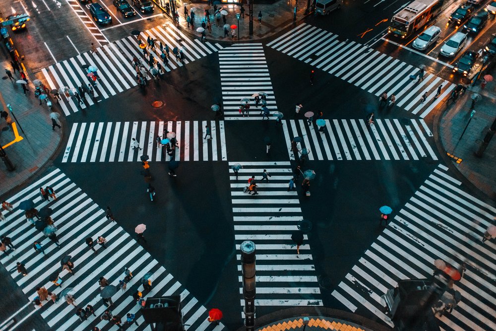 People on Shibuya Crossing