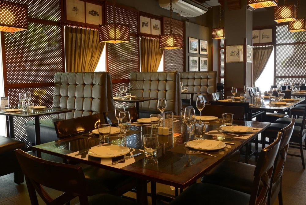 Interior of a restaurant