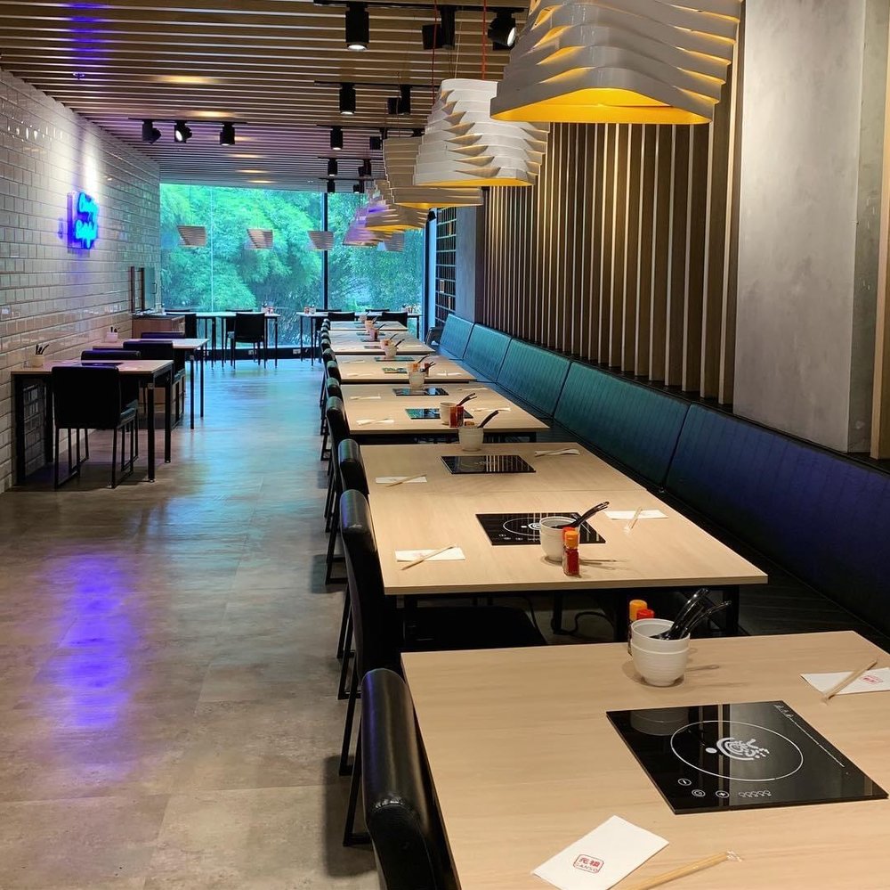 Interior of a restaurant