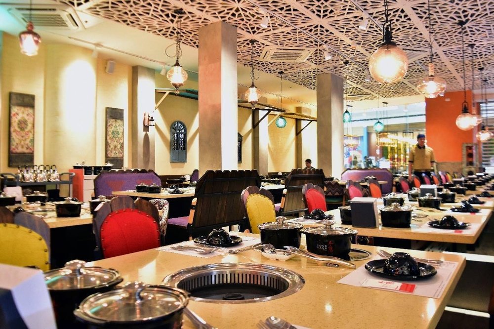 Hotpot inside a restaurant