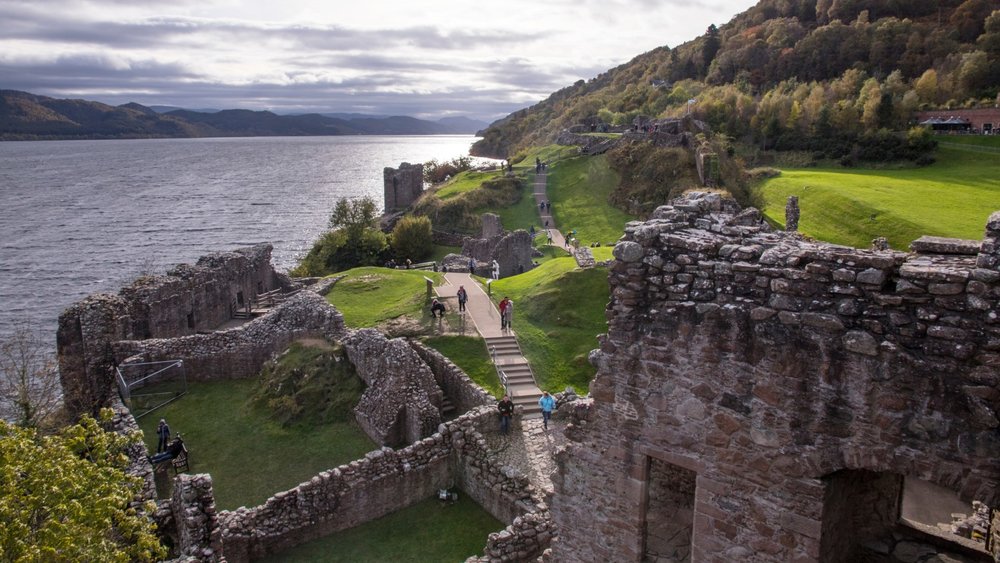 Besides the famous legend, the lake is also famous for the Urquhart Castle. Credit: Robin Canfield