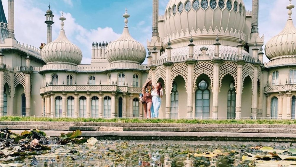 Admire the Eastern influence on Brighton Pavilion. Credit: hgbxo