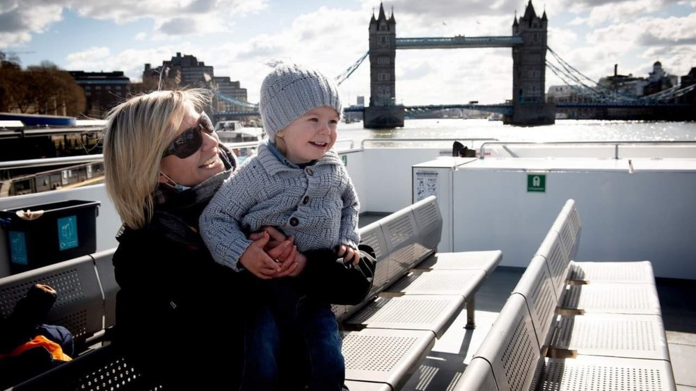 Get a great view of Tower Bridge from the top of the double decker bus.