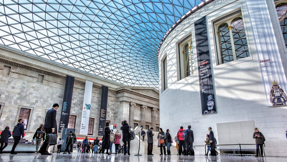 See important pieces of history in person on your visit to the British Museum. Credit:Nicolas Lysandrou