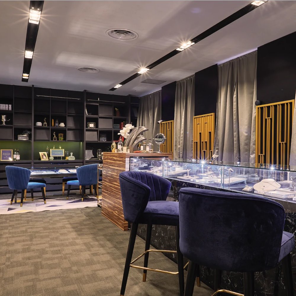 Jewelry shop interior