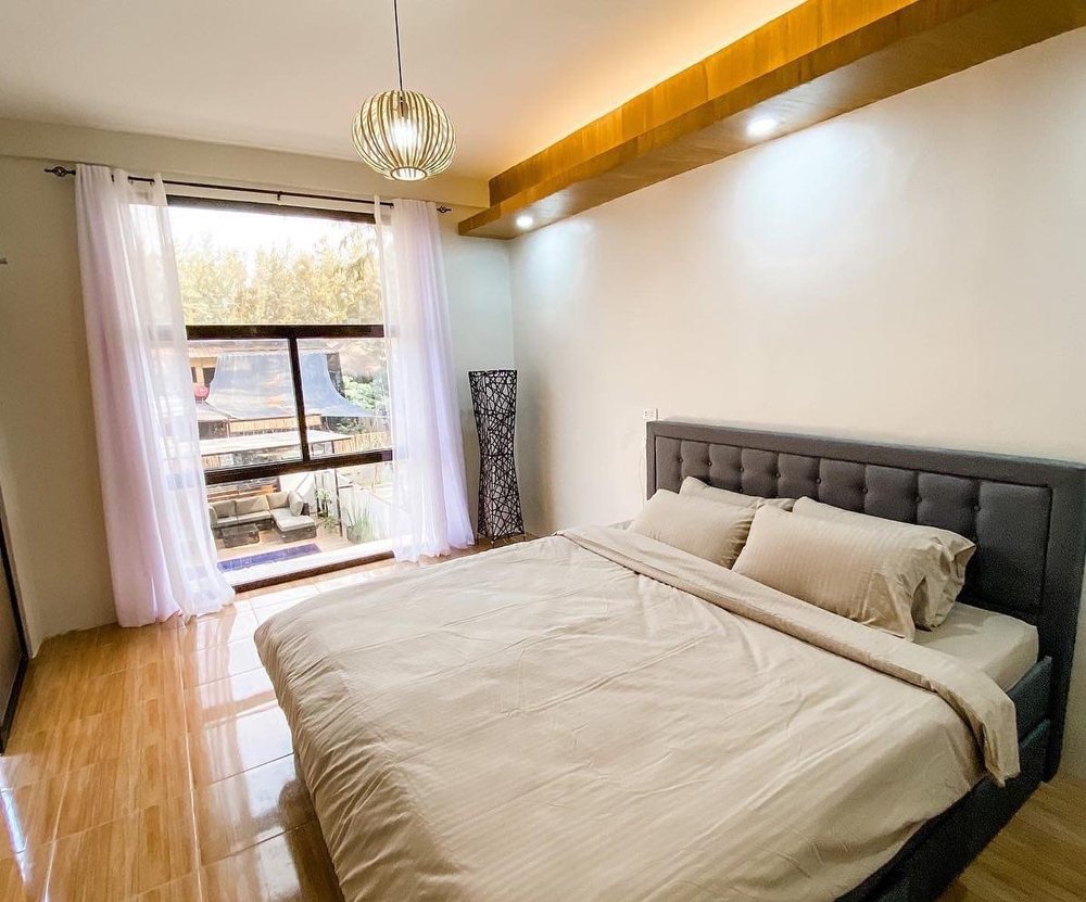 Bedroom design in a villa