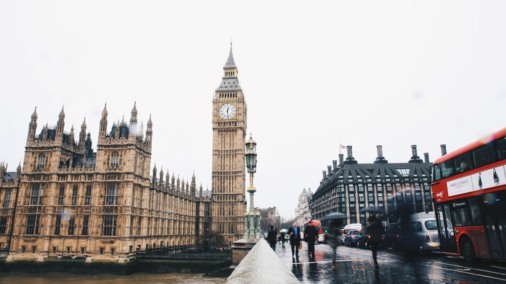 It’s always raining in London. Photo by Heidi Fin on Unsplash