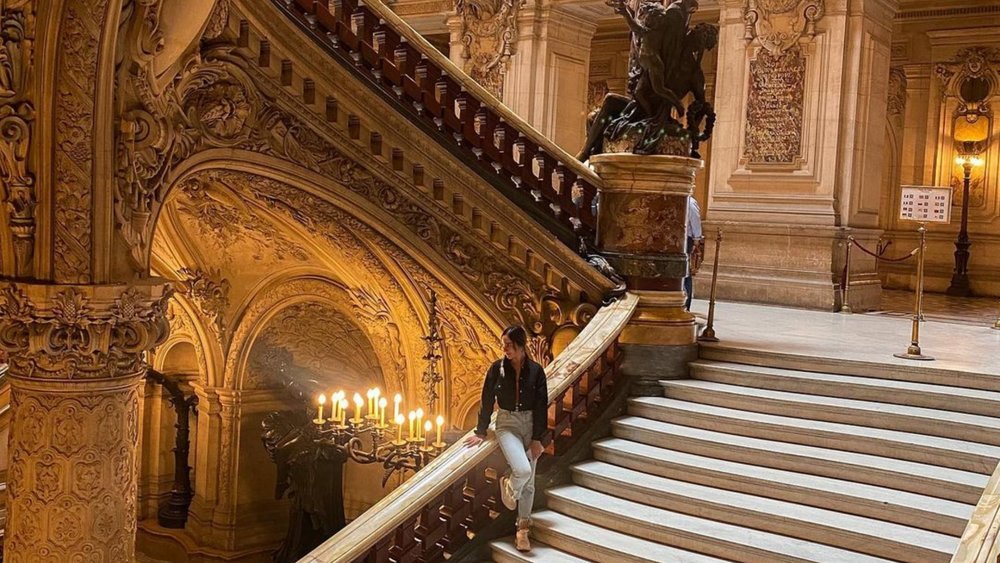 Retrace the steps of royalty as you walk down the Grand Staircase of Palais Garnier. Credit: draladycollazos