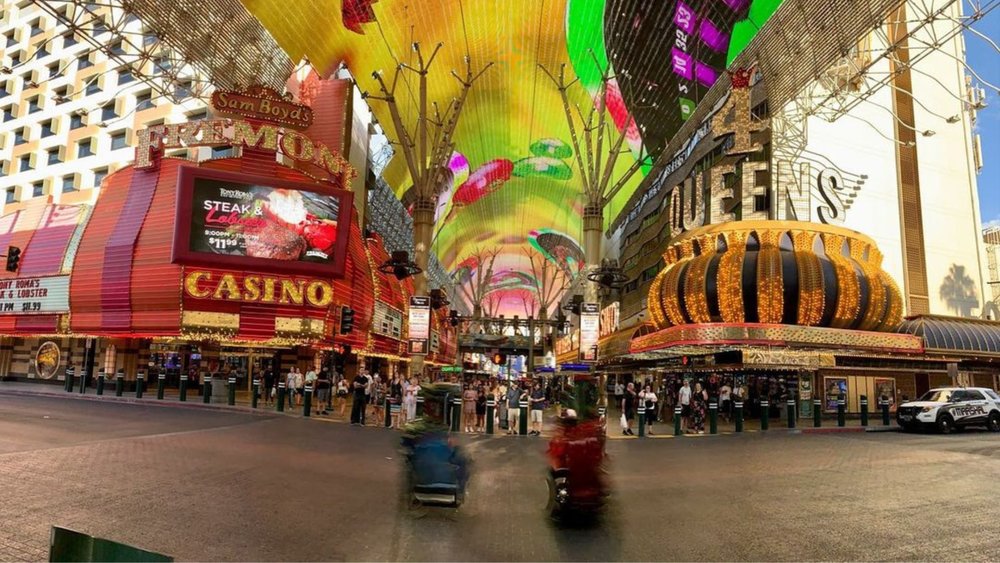 Walking down Fremont Street is a quintessential thing to do in Las Vegas. Credits: @caliblonde80