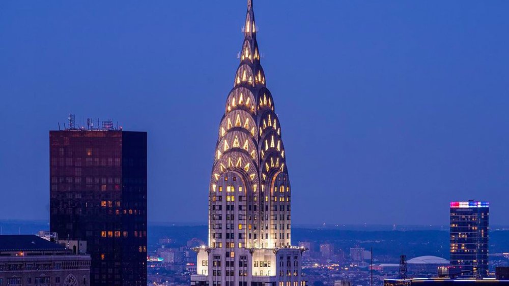 The Chrysler Building welcomes first-time New Yorkers with its grand facade!  Image credits: @boubah360 on Instagram