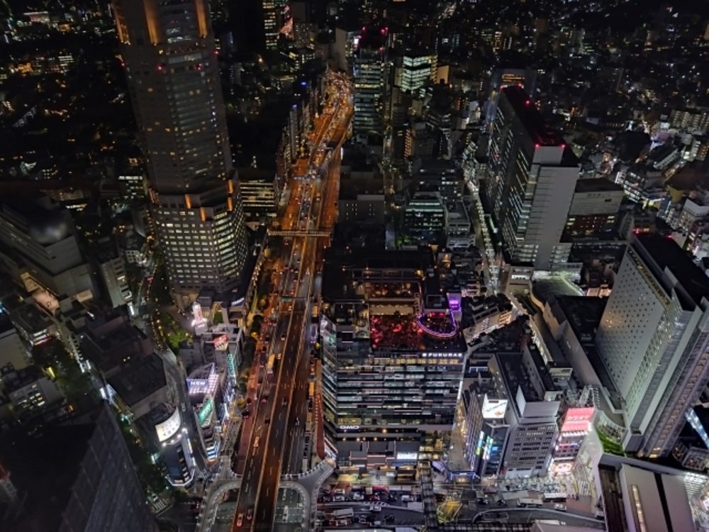 70672 渋谷スカイの夜景
