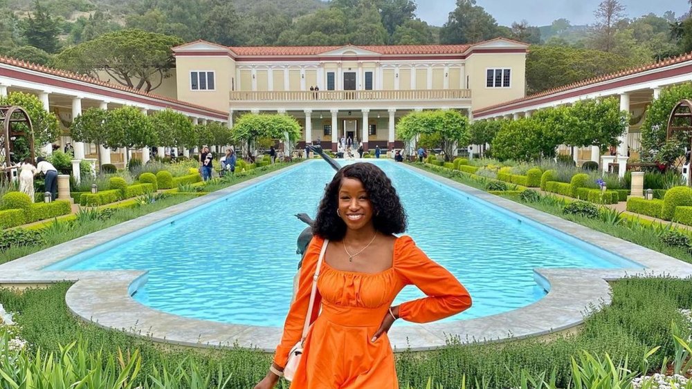 Get transported to Rome at the Getty Villa.  Image credits: @rachelxkayango on Instagram