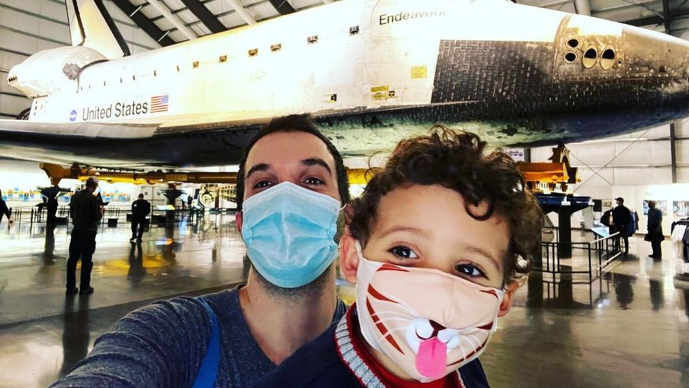 Endeavor weighs a whopping total of 172,000 pounds.  Image credits: @doctor.justin on Instagram