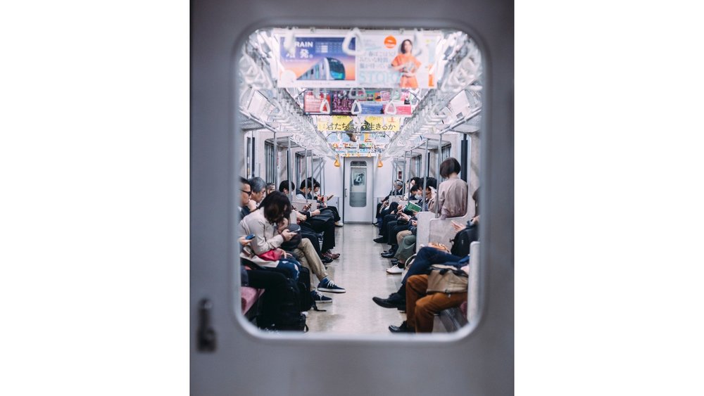 Get some peace and quite on trains in Japan. Image credit: Liam Burnett-Blue on Unsplash