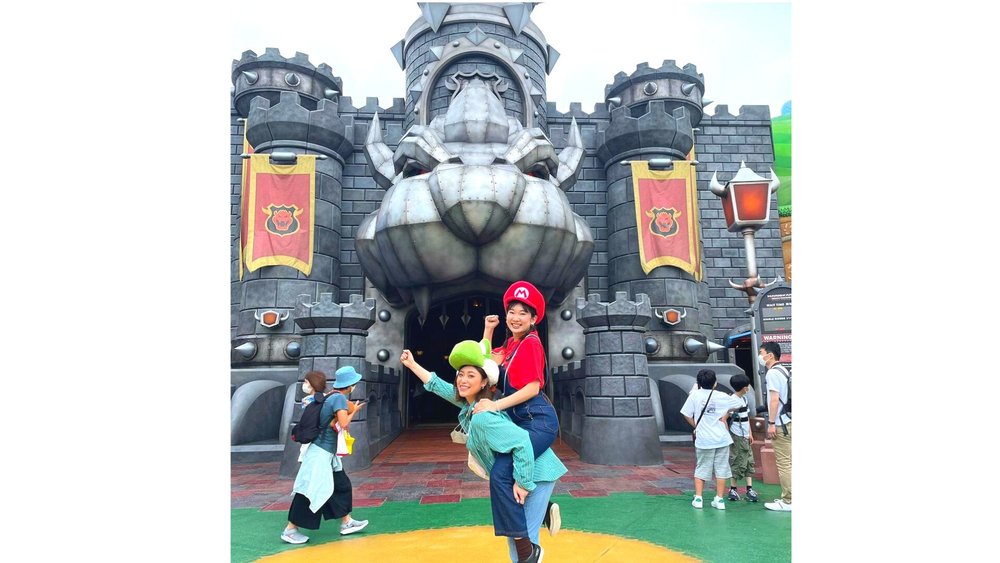 Mario Kart, Bowser’s Castle at Super Nintendo Japan. Credits: @kana_23_