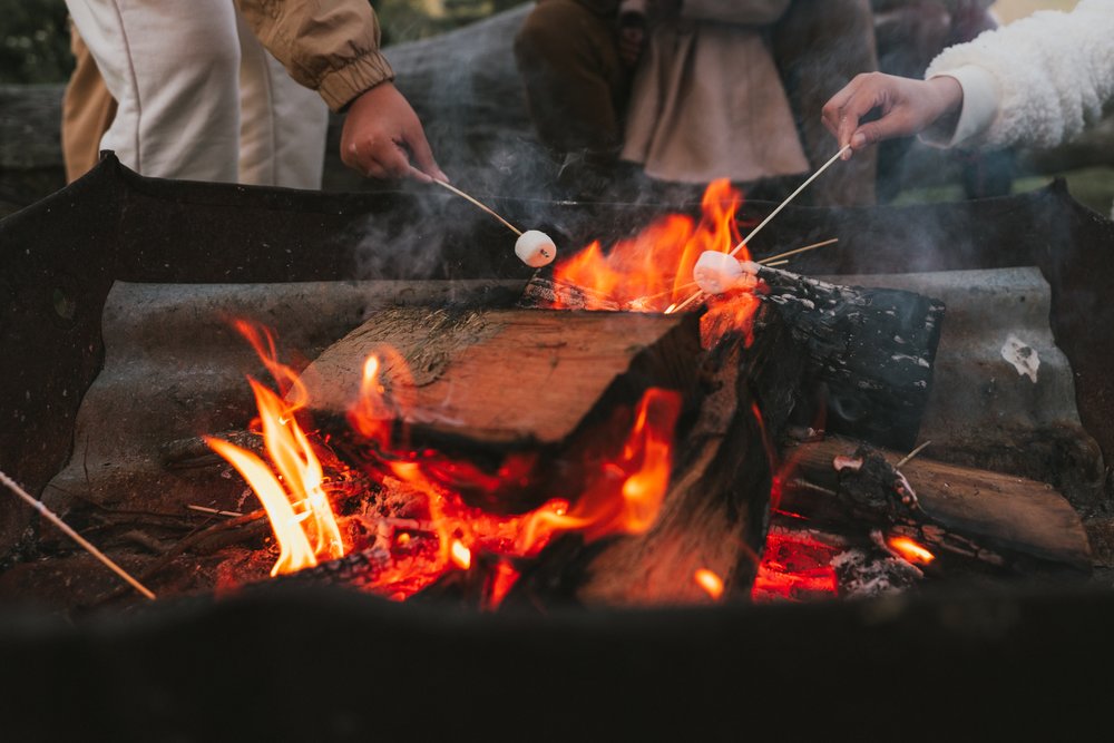 Campfire at Worendo Cottages