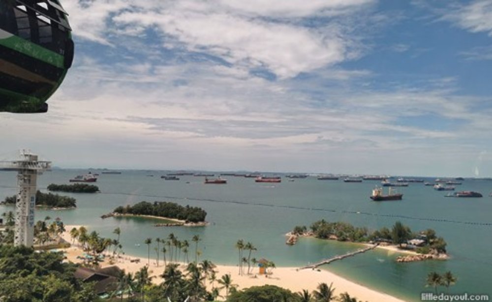 view of sentosa beach