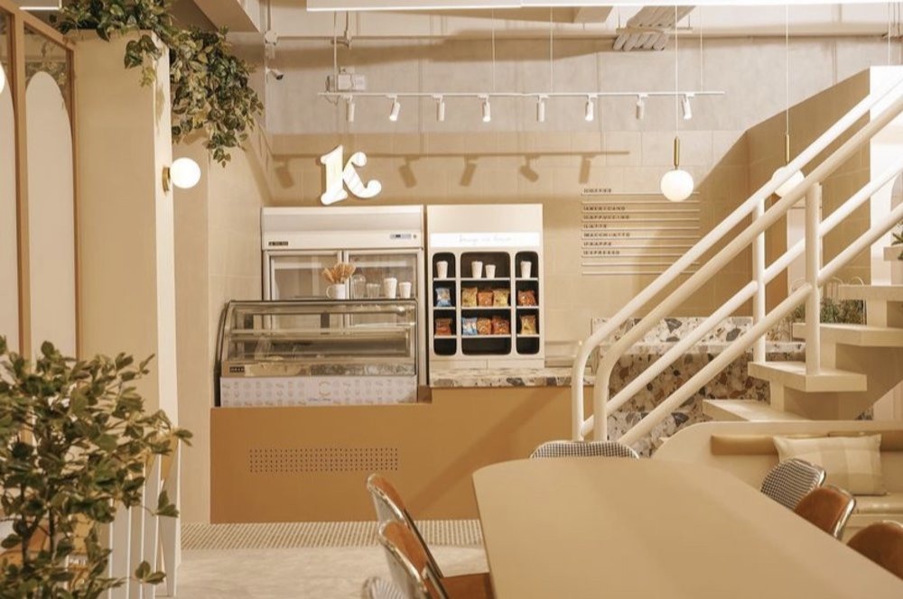 Pantry area in coworking studio