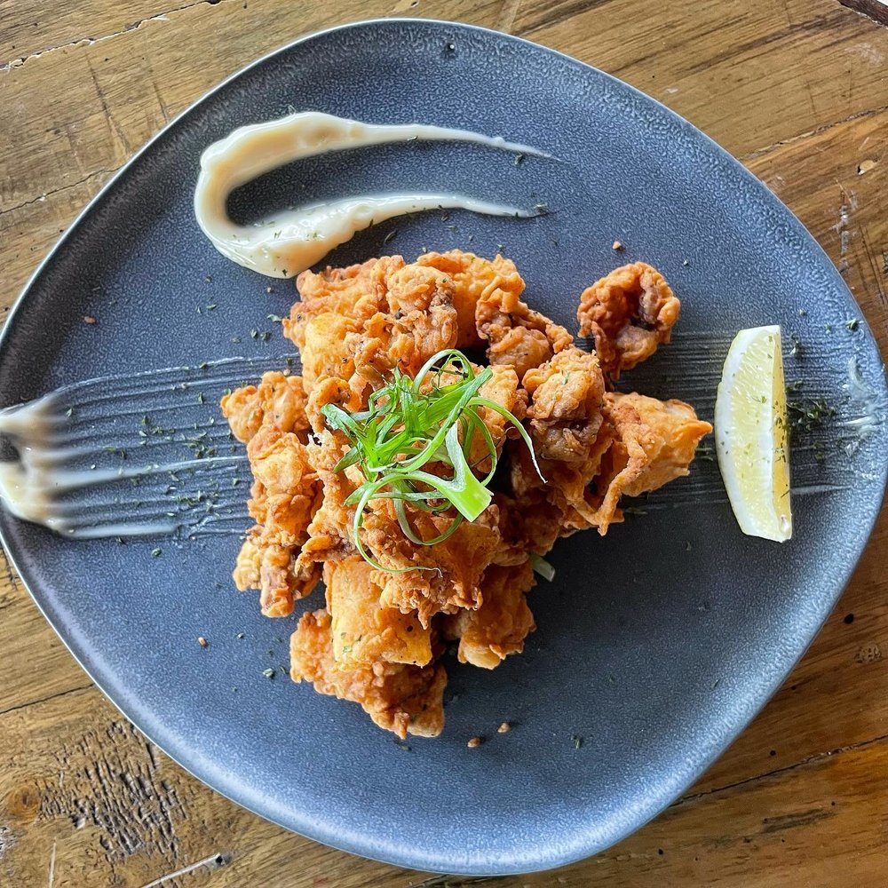 Calamari in a plate