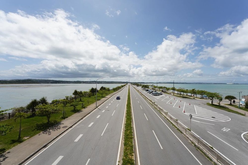 沖縄 海中道路