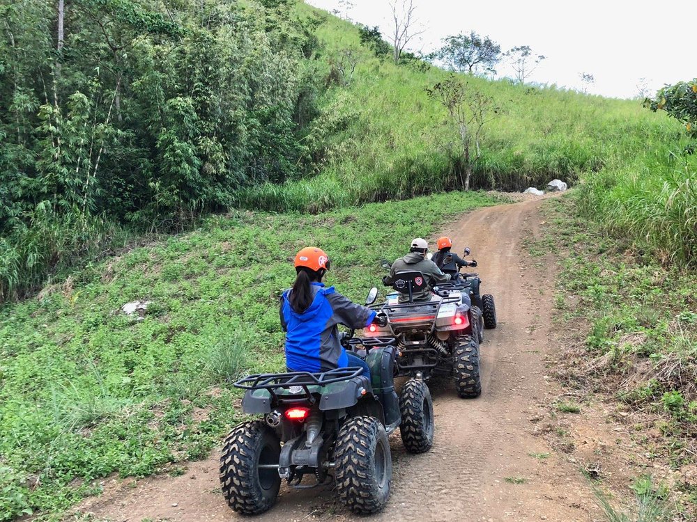 ATV rides in the camp site