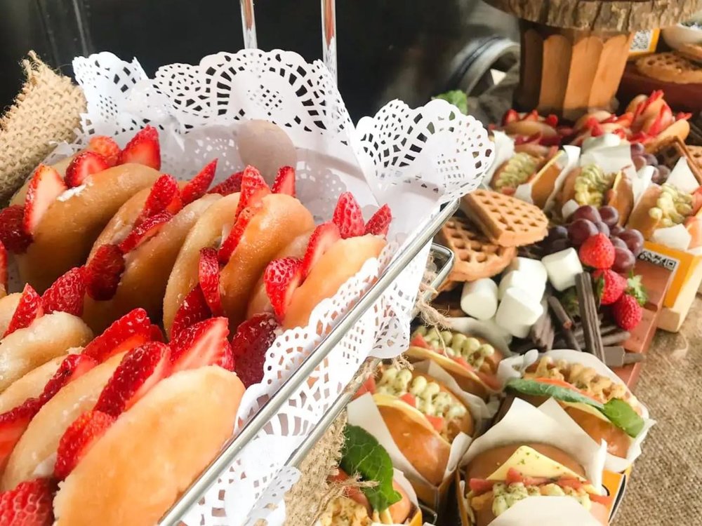 Strawberry sandwich in Baguio city