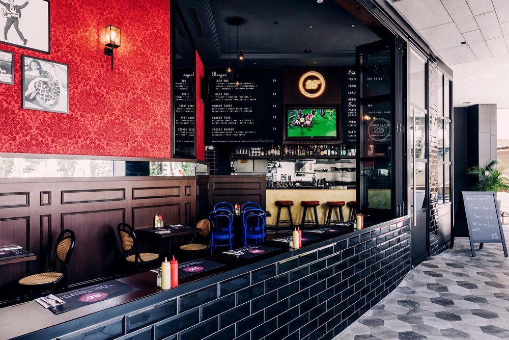 Singapore restaurant facade