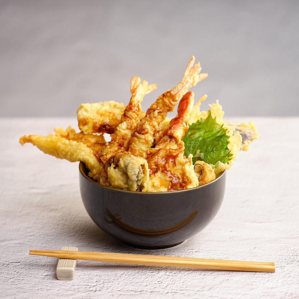 Tempura in a bowl