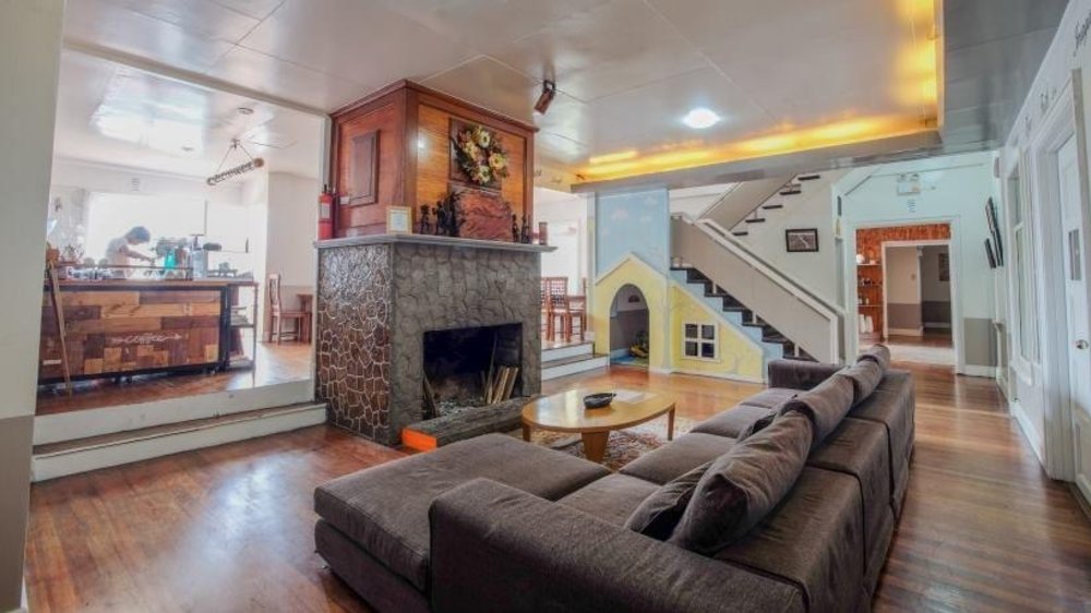 Baguio Hostel lobby area