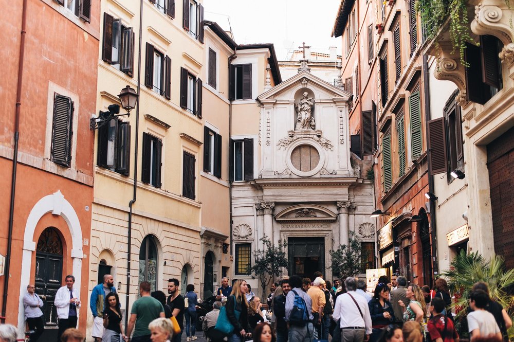 People in the street