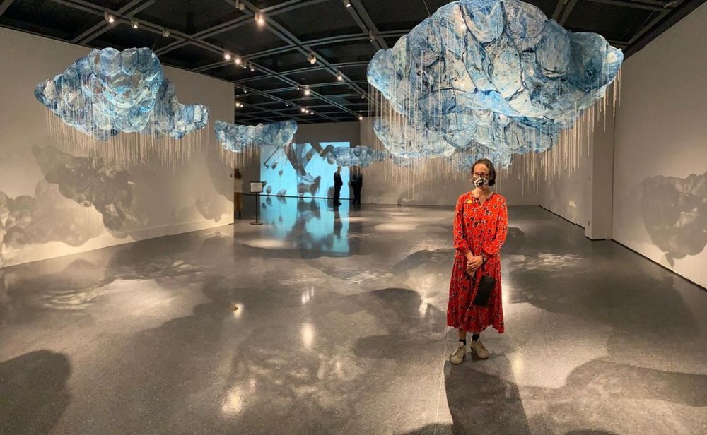 Futuristic art design in New Orleans Museum of Art