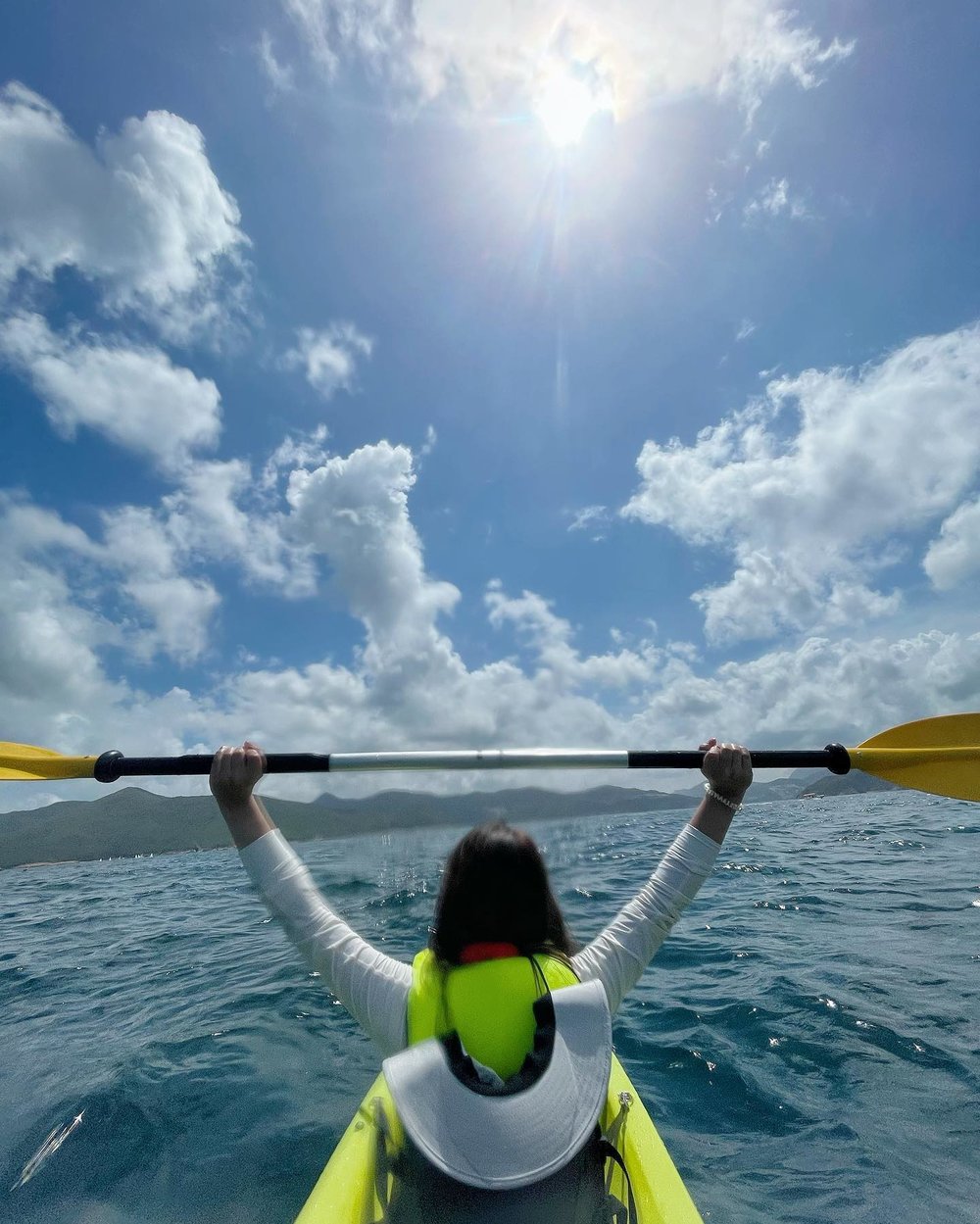 這一帶的風浪較難預測,逆風時需要個半小時才可到達,應仔細考慮自己的體能是否可應付。(Instagram @cutiegg)