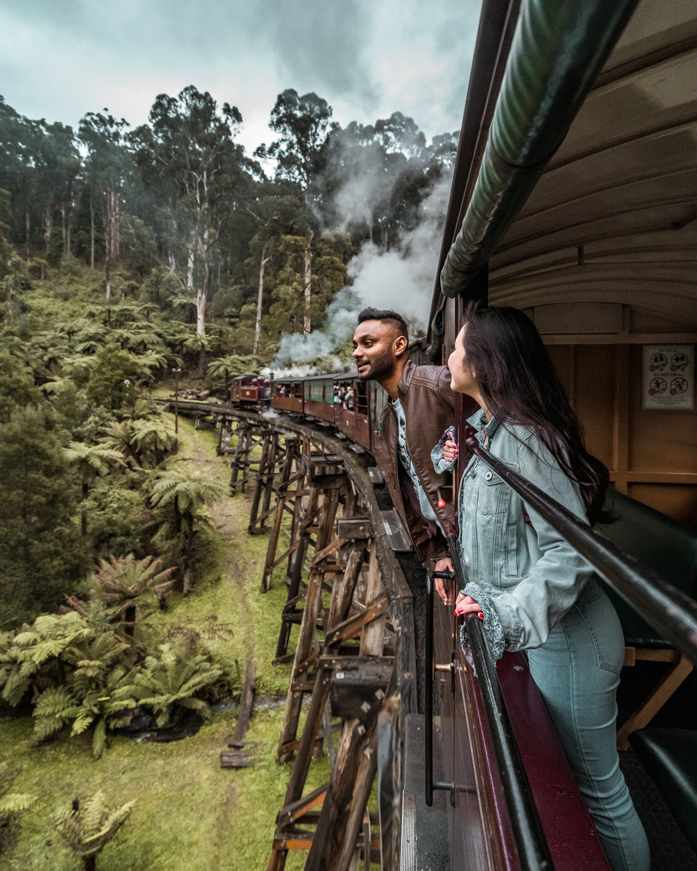 Puffing Billy Railway Steam Train best thing to do in Melbourne