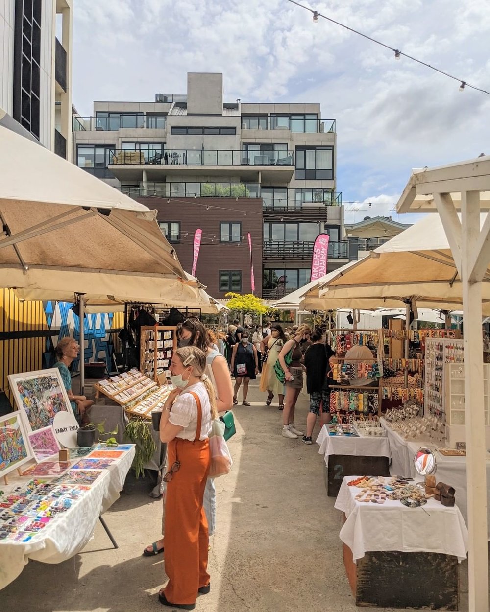 The Rose St. Artists' Market in Fitzroy best thing to do in Melbourne