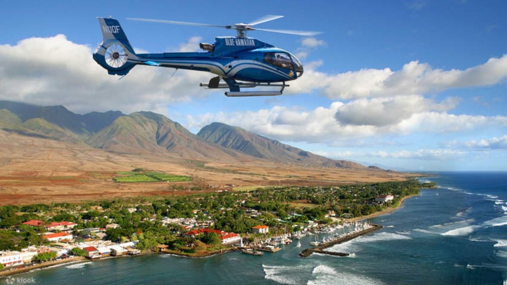  Hop on a helicopter to check out Maui’s stunning coastline and land formations from above.