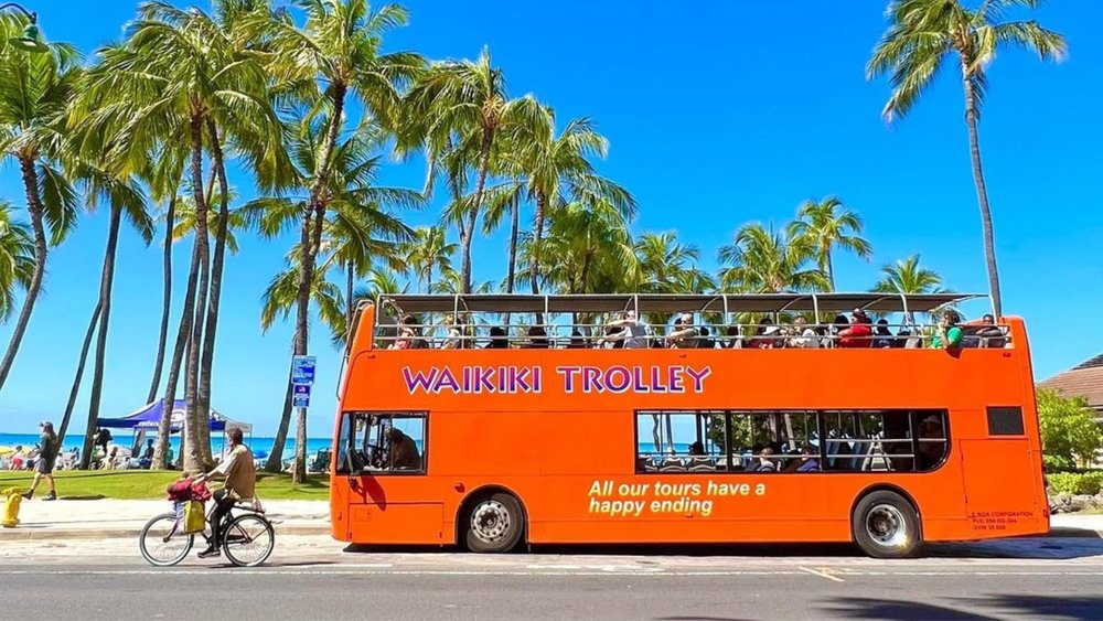 Make your Hawaii travel hassle-free by booking a Waikiki Trolley Pass! Image credits: @maikailoa_hawaii on Instagram