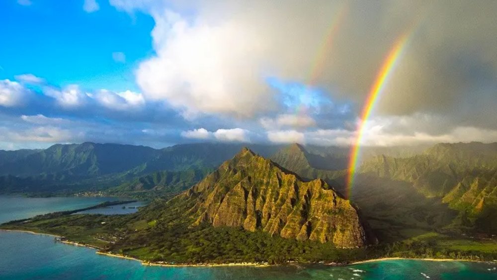 Keep your eyes peeled for gorgeous island landscapes.