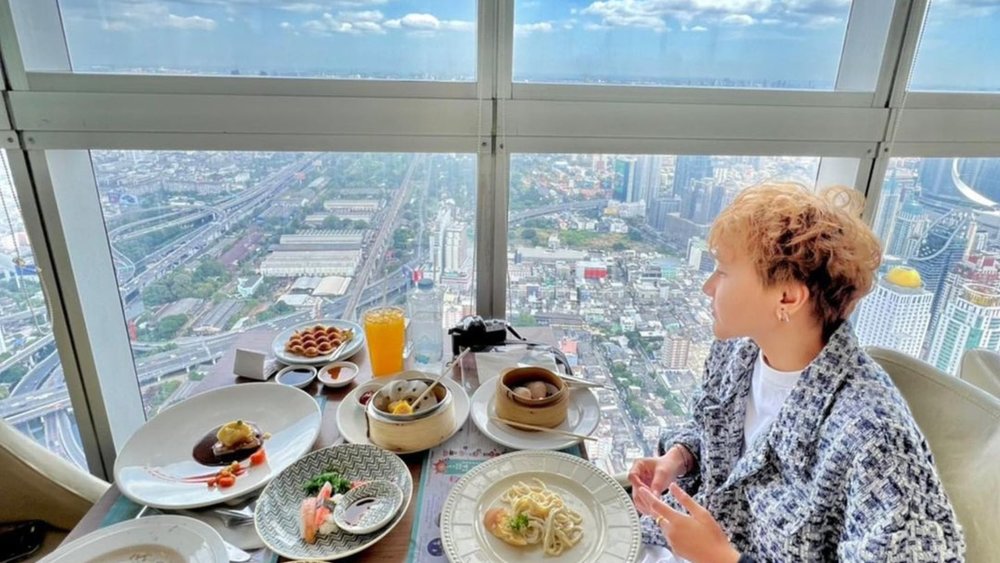 Feel like you’re on top of the world when you dine at Baiyoke Sky Hotel! Image credits: @thebestxmp on Instagram