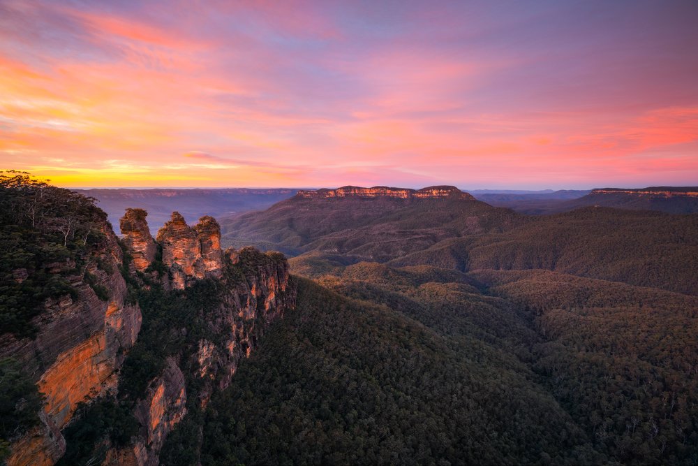sydney to byron bay road trip blue mountains
