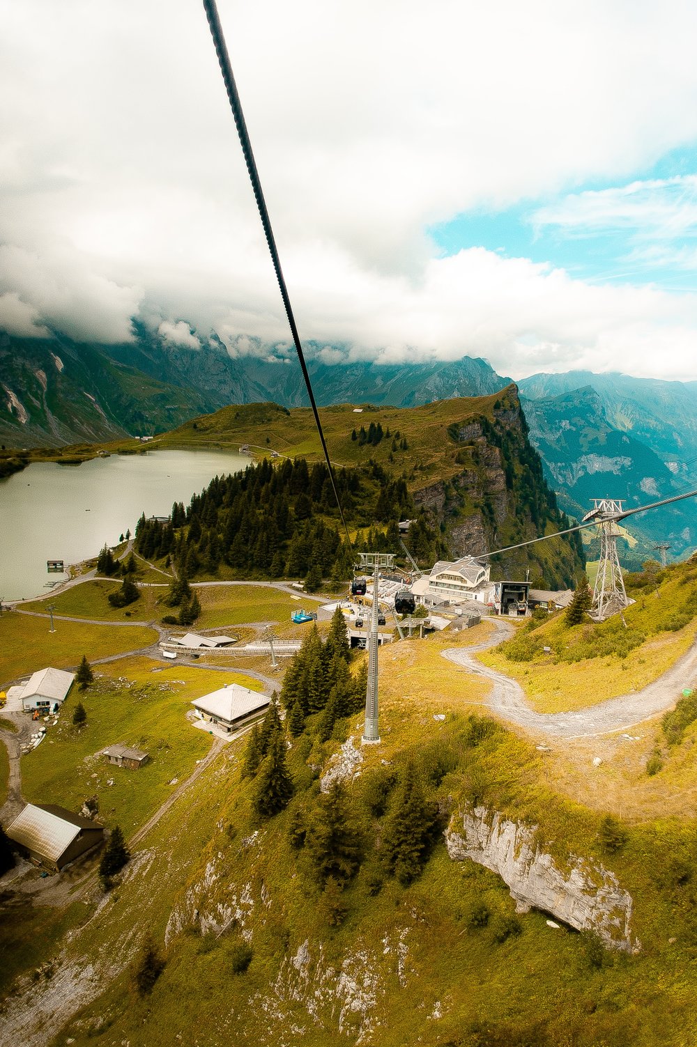 mount titlis during a time without snow